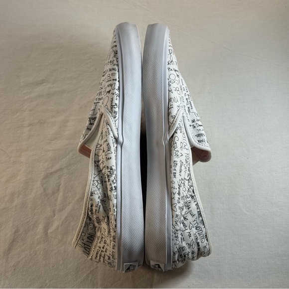 Vans Leila Self Love White Slip-On Surf Sneakers - Picture 8 of 12